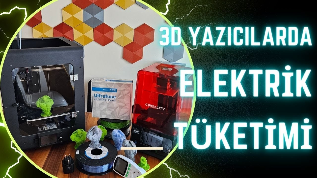 3 Boyutlu Yazıcılar Ne Kadar Elektrik Tüketir?