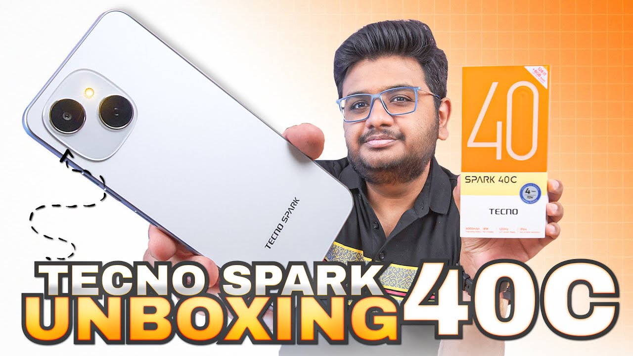 Tecno Spark 40C Unboxing | 6000mAh,120HZ,G81 Ultra