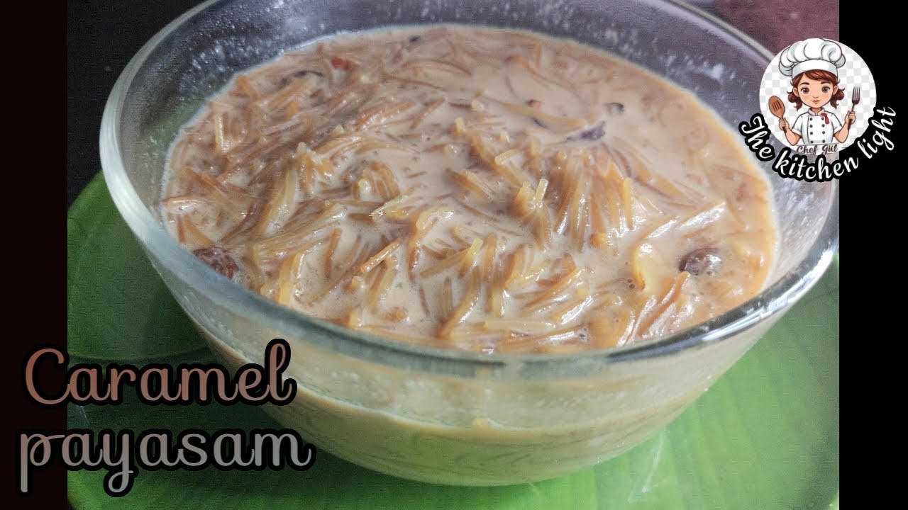 Caramel Payasam | How to make Caramel Payasam recipe in Tamil | Tasty and rich recipe.