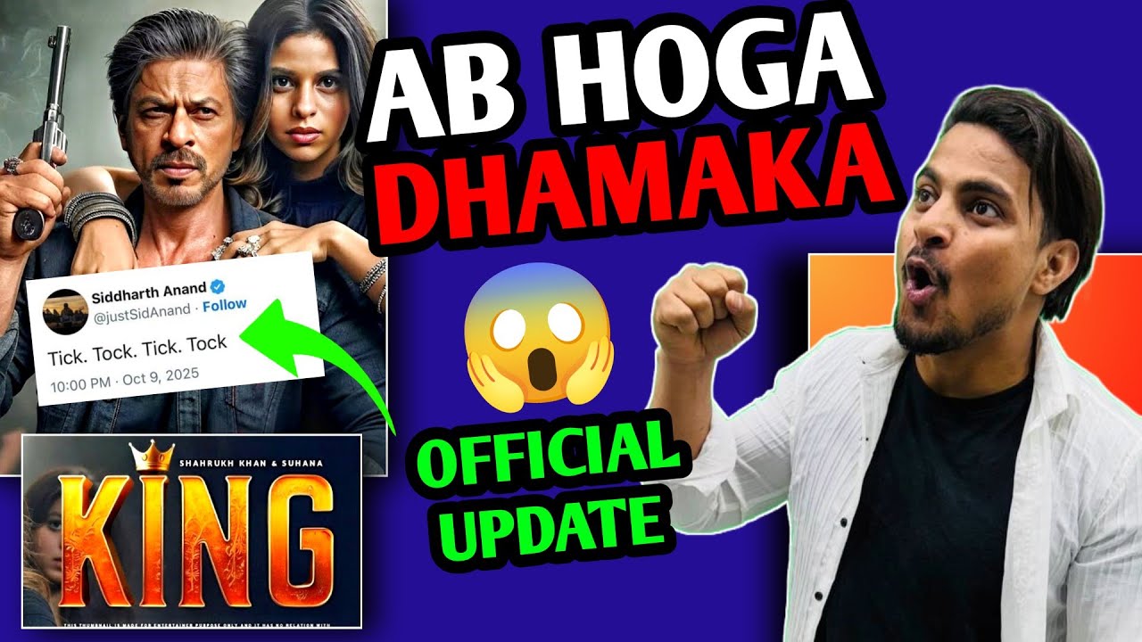 King 👑 Movie Shocking Official Update | King Movie Glimpse Loading | King Shooting Update #Kingsrk