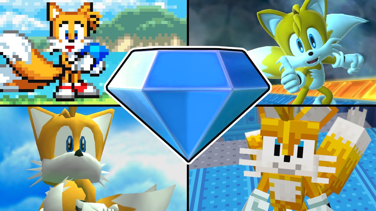 All of Tails' Reactions by getting a Chaos Emerald