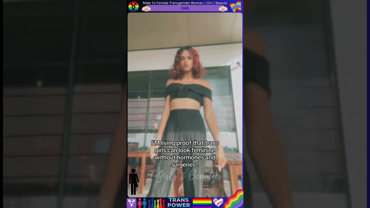 Male to Female Transgender Woman - DAB #viralvideo #shortvideo #transgender #mtf #lgbt #shorts