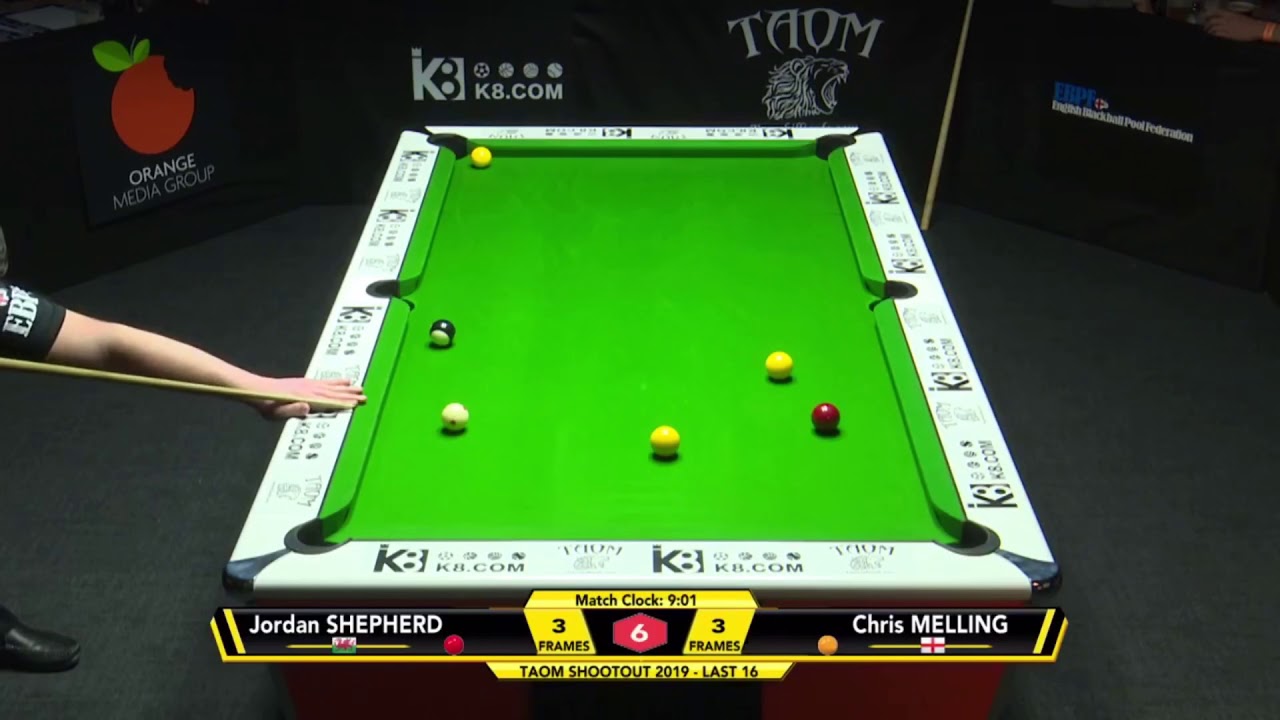 Jordan Shepherd v Chris Melling Taom Shootout Series 2019 Superb Shots to win frame