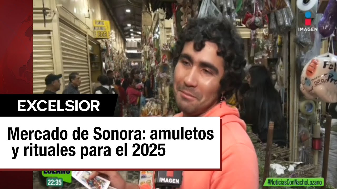 Rituales y amuletos: el Mercado de Sonora se alista para el 2025