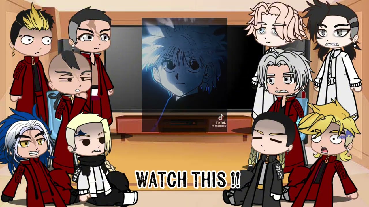 Tokyo revengers react to takemichi as killua zoldyck | Hunter | Gacha life