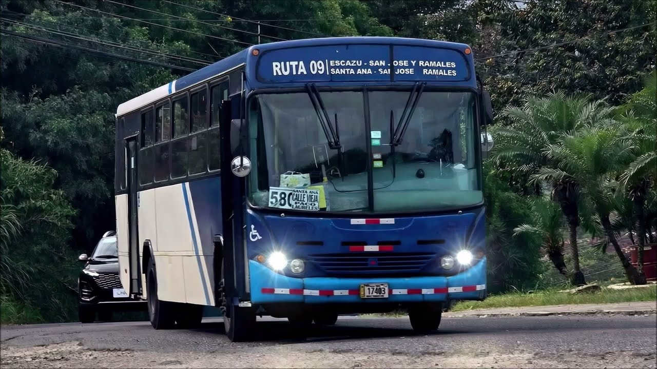 Busscar Urbanuss Volksbus 17-230OD (MWM 6.10TCA) Santa Ana - San José  x Calle Vieja. (Ruta 09).