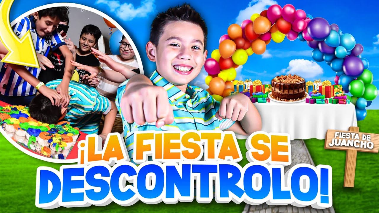 Lo AVENTARON al PASTEL 😂 | FIESTA de CUMPLEAÑOS de JUANCHO | Los Molina