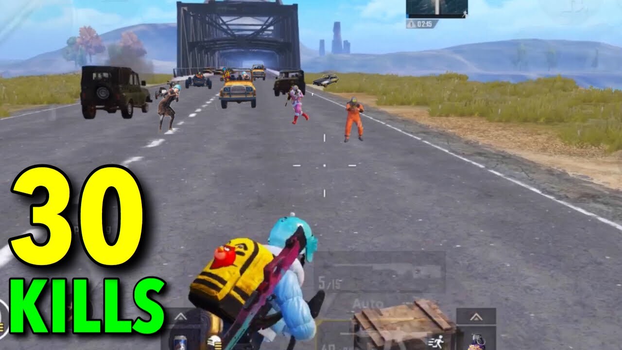 SUPER EPIC BRIDGE FIGHT | 30 KILLS SOLO VS SQUAD | PUBG MOBILE