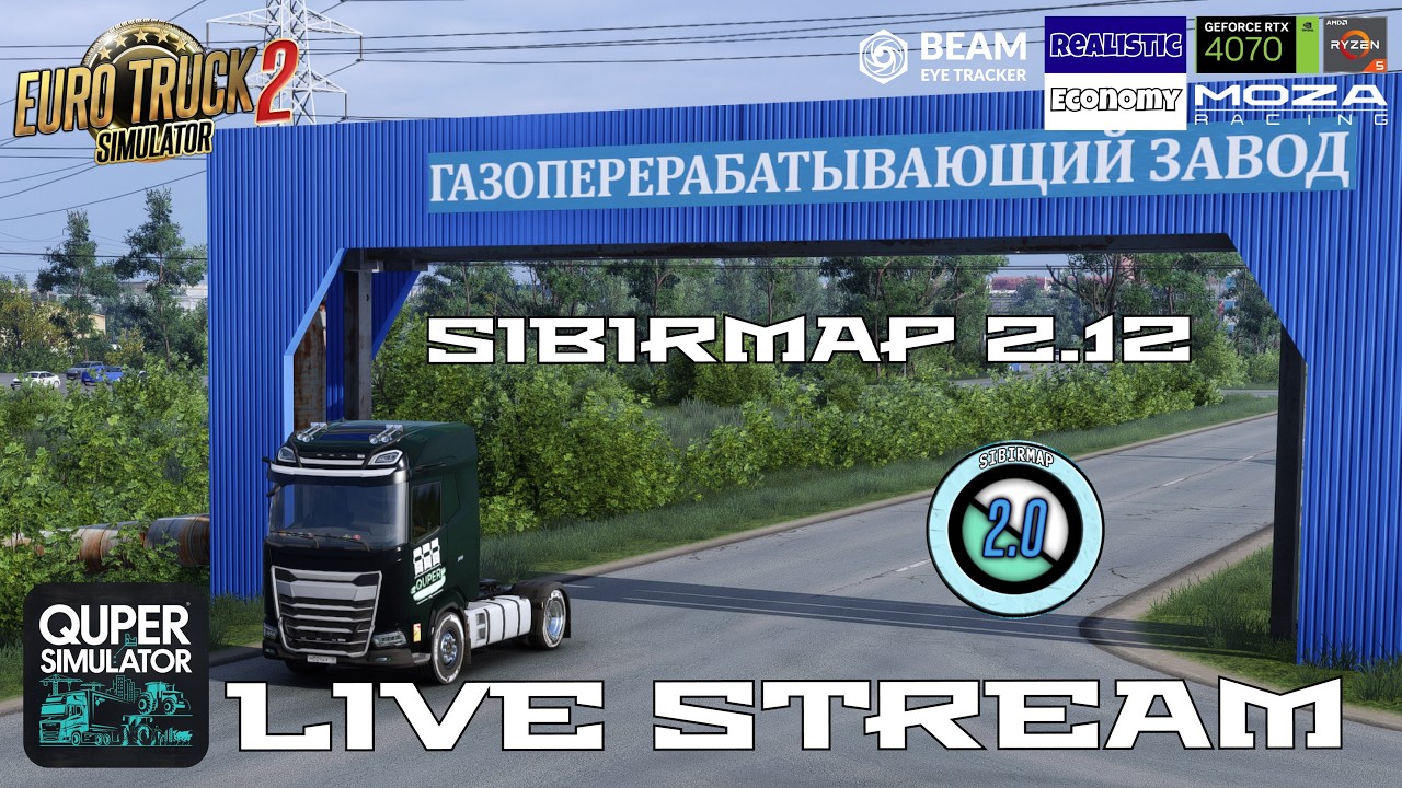 ETS2 | Новая версия карты SibirMap 2.12 для ETS2 v 1.58