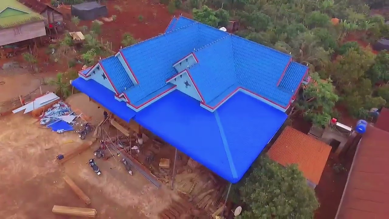 Nhà sàn 6 giàn ở buôn taly