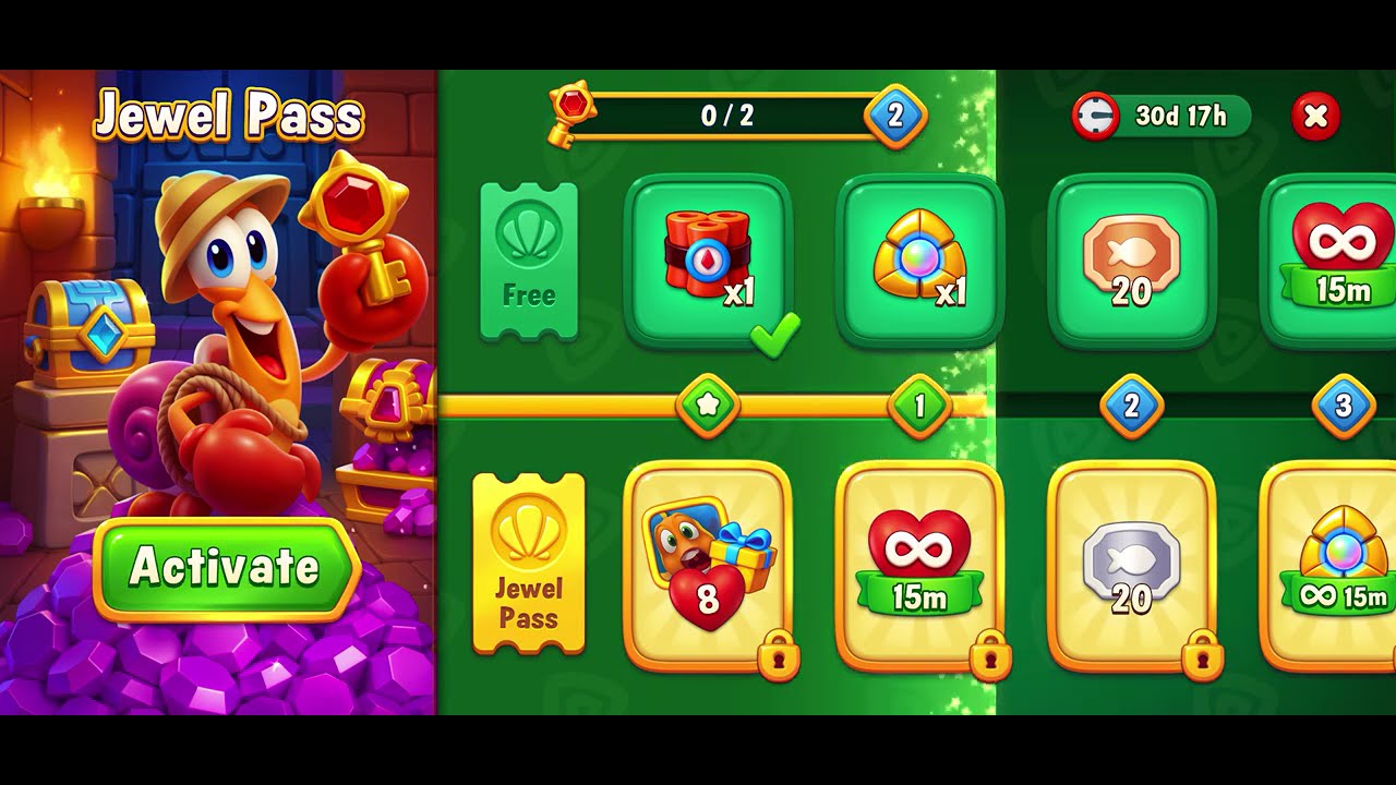 fishdom level 36-37