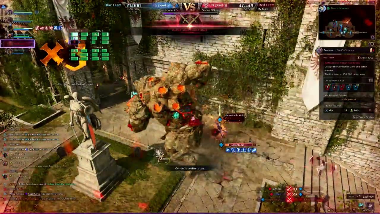 19k BG Ravager Demonstration - Throne and Liberty Battlegrounds PvP - 亖AvA亖