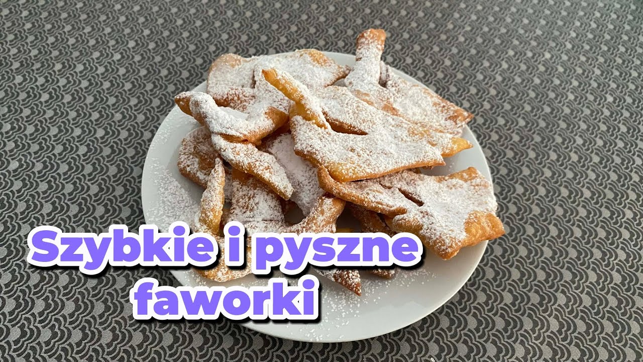396. Faworki/chruściki po mojemu-szybki i prosty przepis 🤤