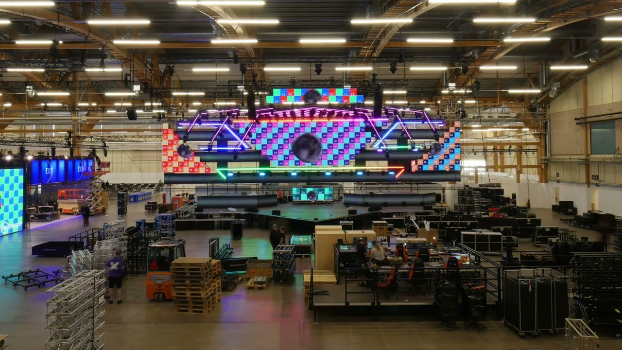 DreamHack Summer 2024 Mainstage Build-up Timelapse