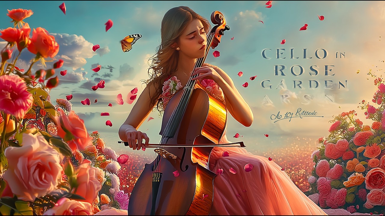 Cello in a Rose Garden 🌙 The most beautiful relaxing classical music