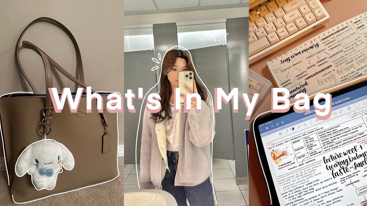 [Review] What's in my College Bag 🌷