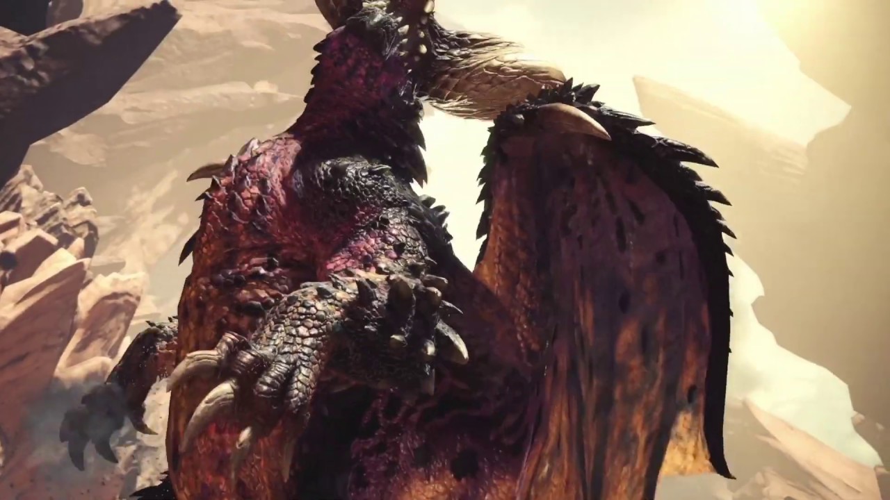 Monster Hunter World - Evade Window Level 3 Vs AT Nergigante Dive Bomb [PS4 Pro]