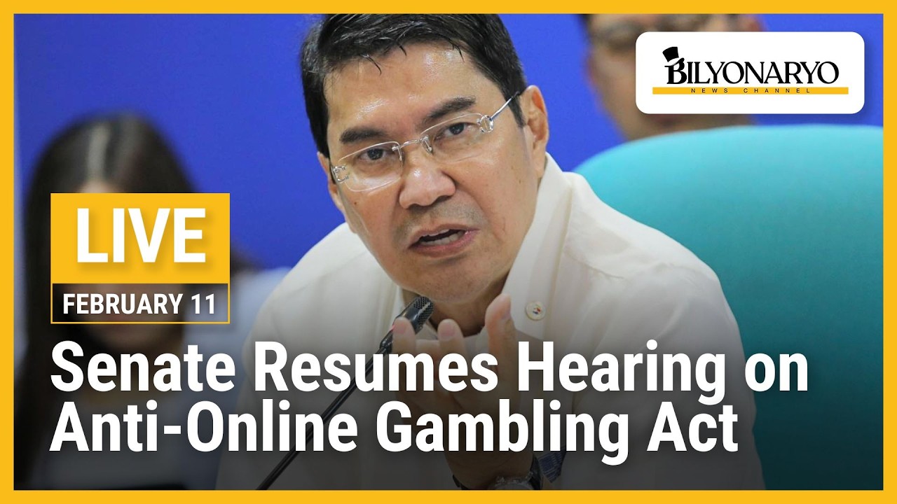 LIVE: Senate resumes hearing on Anti-Online Gambling Act | February 11, 2026