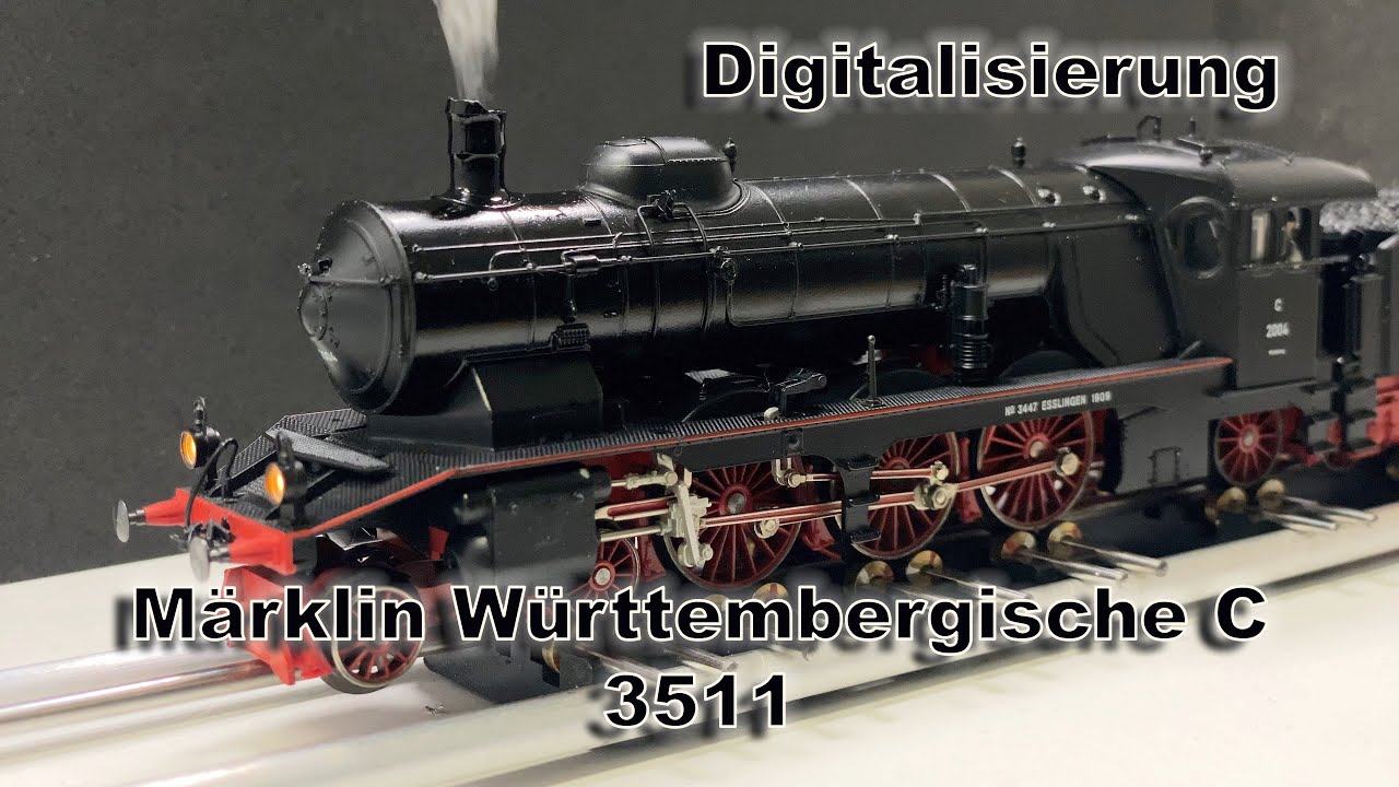 Die schöne Württembergerin, Märklin Württembergische C (3511) wird digital