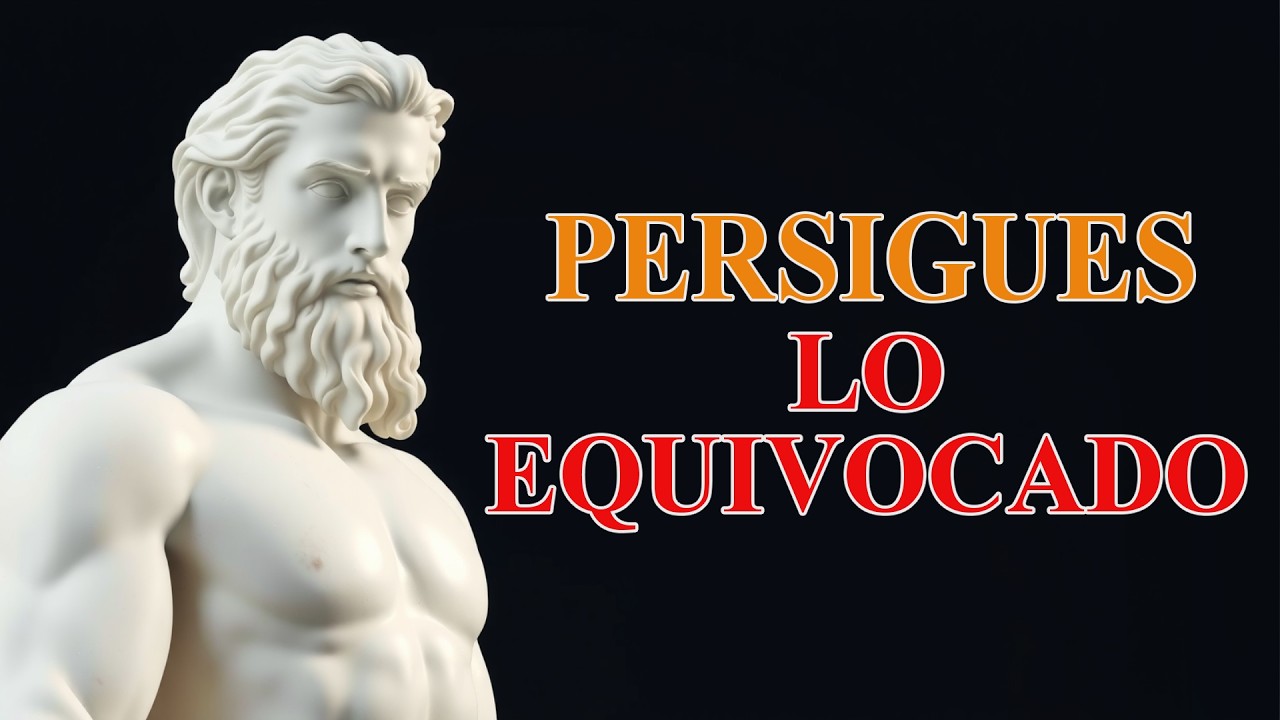 NADA TE SATISFACE PORQUE ESTÁS PERSIGUIENDO LO INCORRECTO | ESTOICISMO