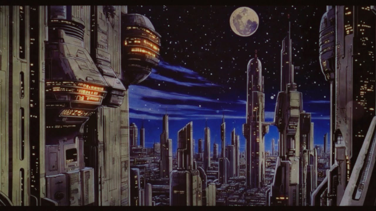 Midnight Metropolis 2426. Future City Ambient Journey.