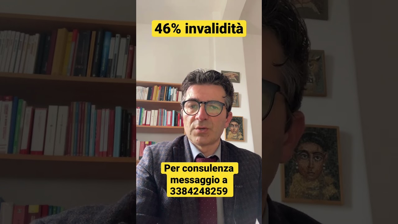 Diritti con il 46% di Invalidit&agrave;