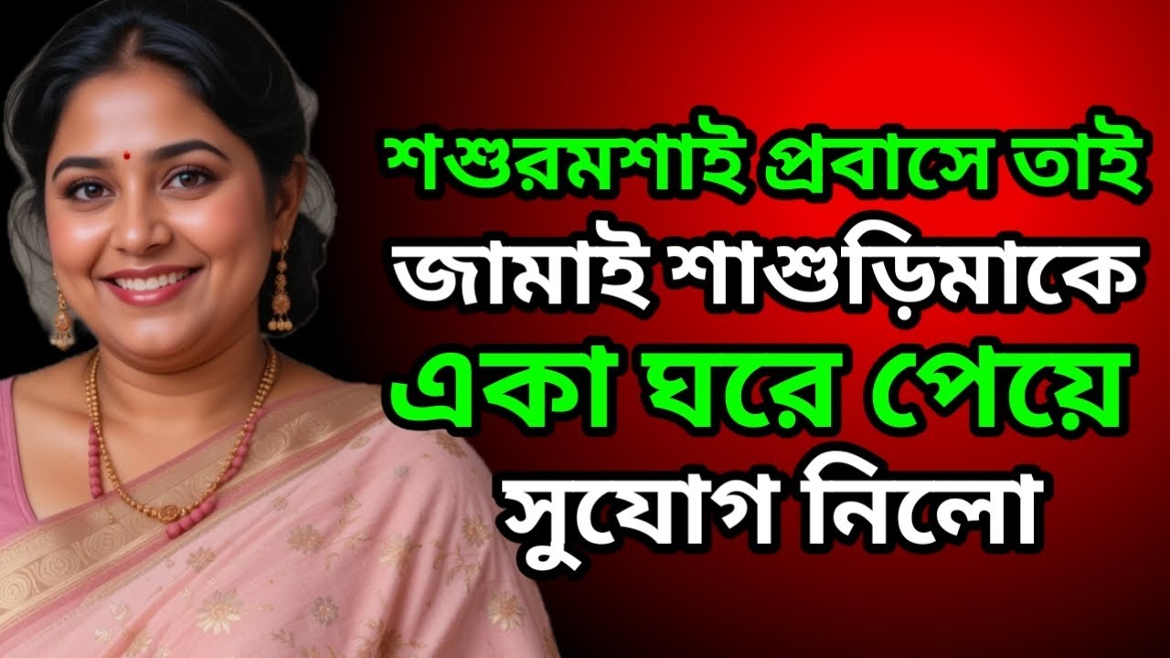 শশুর মশাই প্রবাসে তাই জামাই শাশুড়িমাকে একা ঘরে পেয়ে সুযোগ নিলো || SASUR O JAMAI NEW CHOTI GOLPO ||