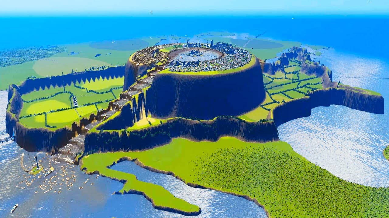 The Government Shut Down So I Built The Wall in Cities Skylines