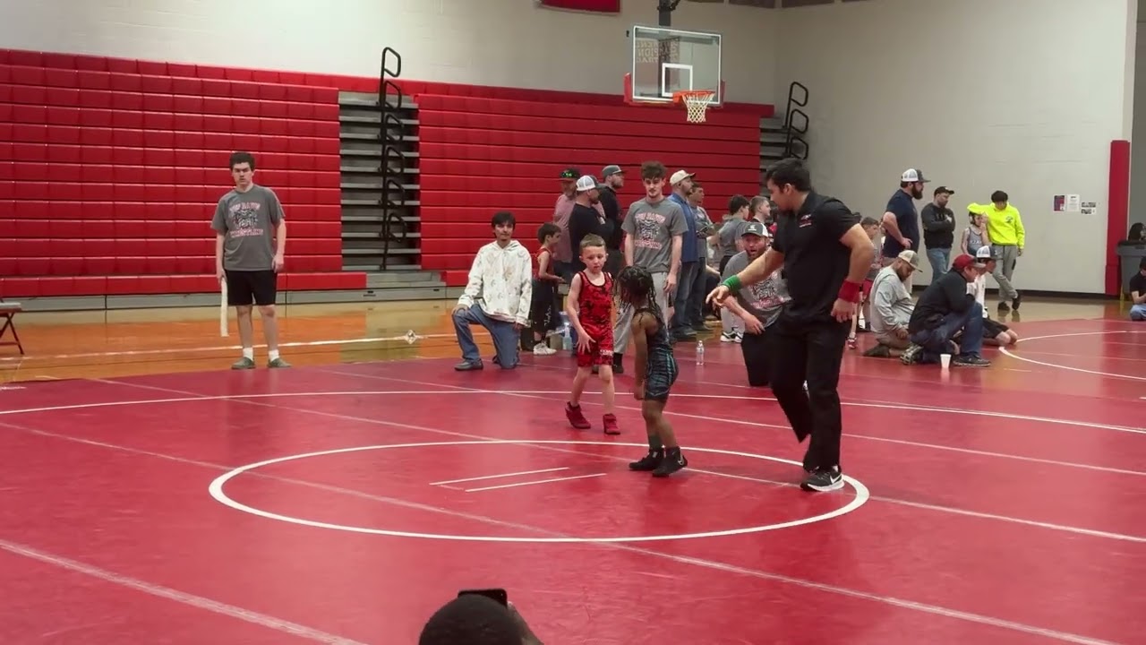 6 year old Amouri takes #1 In 8u tournament! #wrestler #wrestling