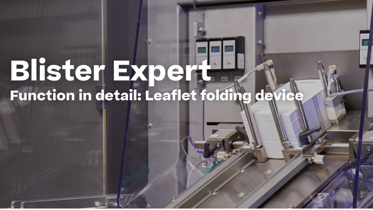 Blister Expert - Function in detail: Leaflet folding device N559-M237