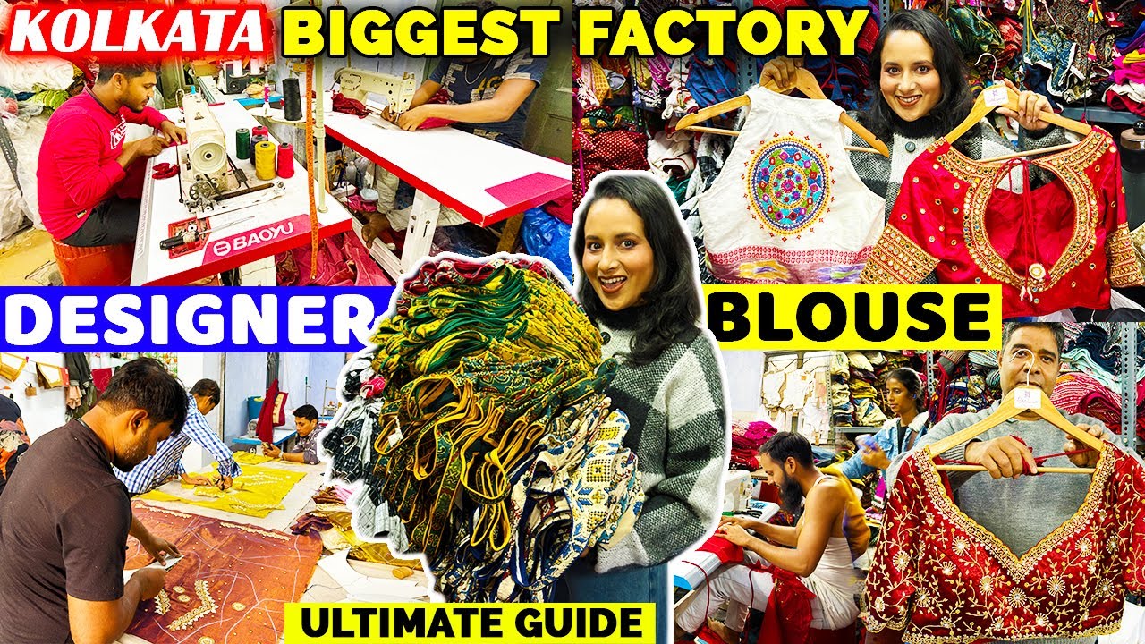 Kolkata Biggest Designer Blouse Factory | Stitchmate Kolkata Designer Blouse Manufacturer Wholesaler