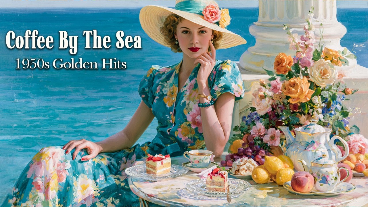 1950s Summer Seaside Caf&eacute; | Timeless Melodies by the Ocean
