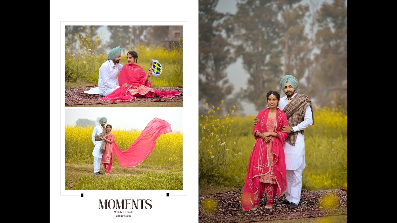 4k pree wedding Sahilpreet singh  Sukhwinder kaur Gopi Padda Photography Mb-9853808001