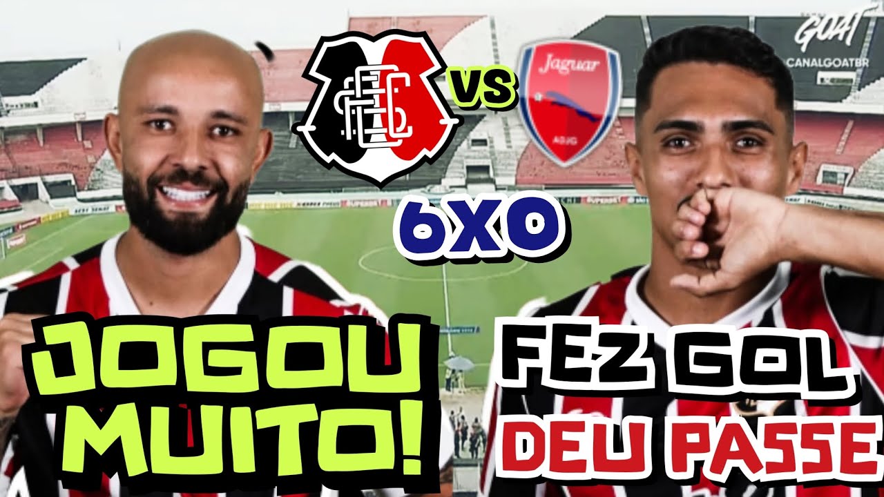Santa Cruz 6X0 Jaguar  - Gols do Jogo