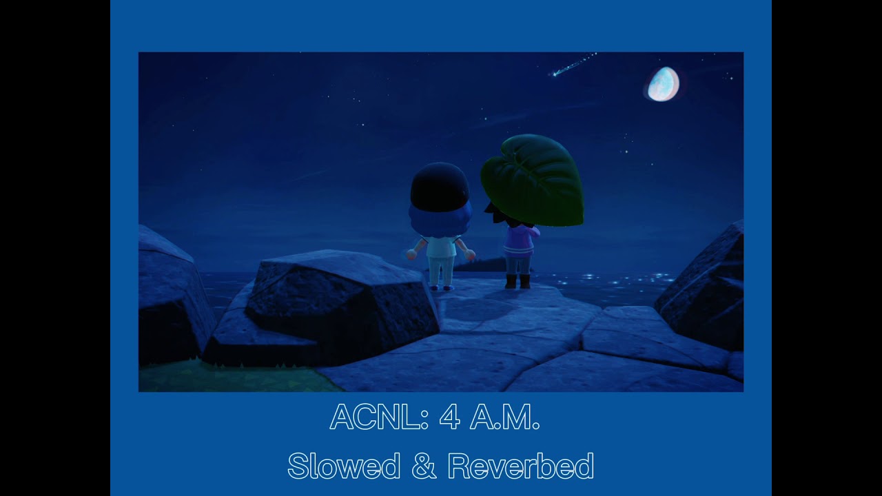 Animal Crossing New Leaf 4 A.M. Piano [Slowed & Reverbed]