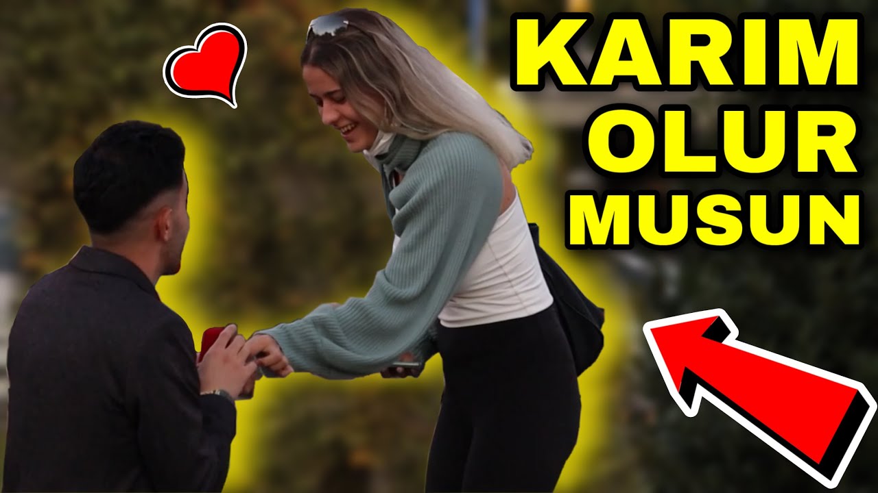 BENİMLE EVLENİR MİSİN ? İLTİFAT EDEREK YÜZÜK İLE KIZ TAVLAMAK