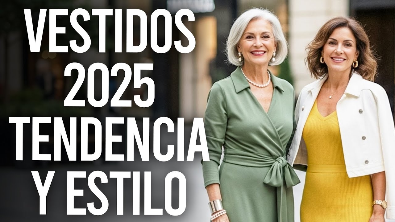 VESTIDOS de Moda y Tendencia 2025 ESTILOS Juveniles y Casuales