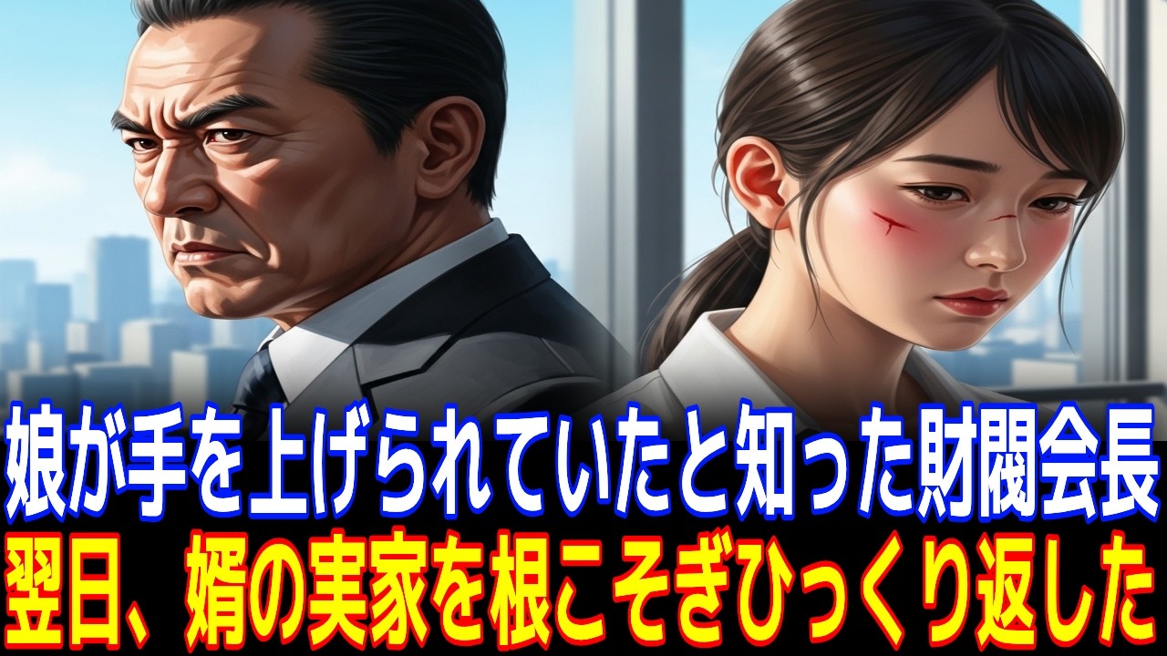 娘が手を上げられていたと知った財閥会長, 翌日、婿の実家を根こそぎひっくり返した…