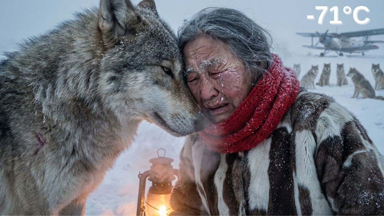Trapped in the Siberian Ice, a 90-Year-Old Faced Death — Until the Wolves Appeared 🐺❄️