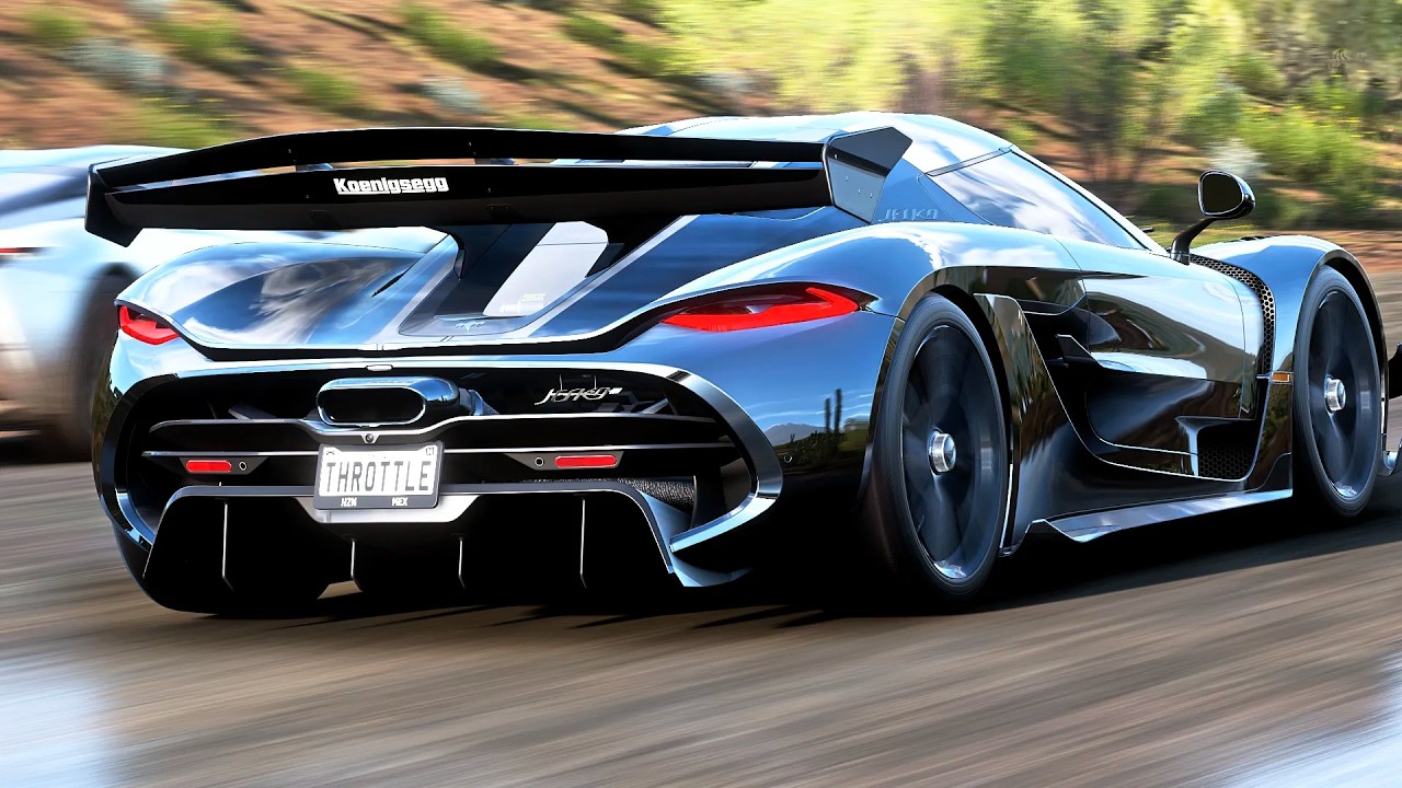 1600 HP Koenigsegg Jesko Racing in Forza Horizon 5 Game play