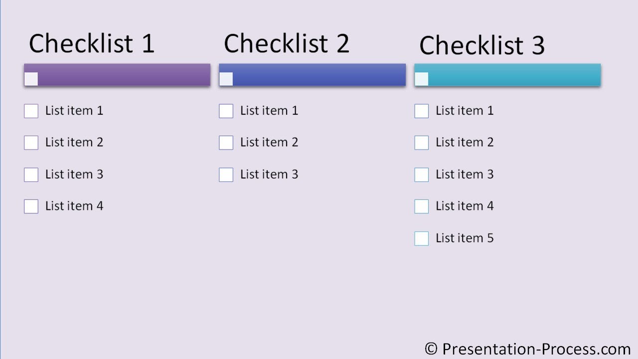 Creating Checklist Slides : PowerPoint Smartart Series #5
