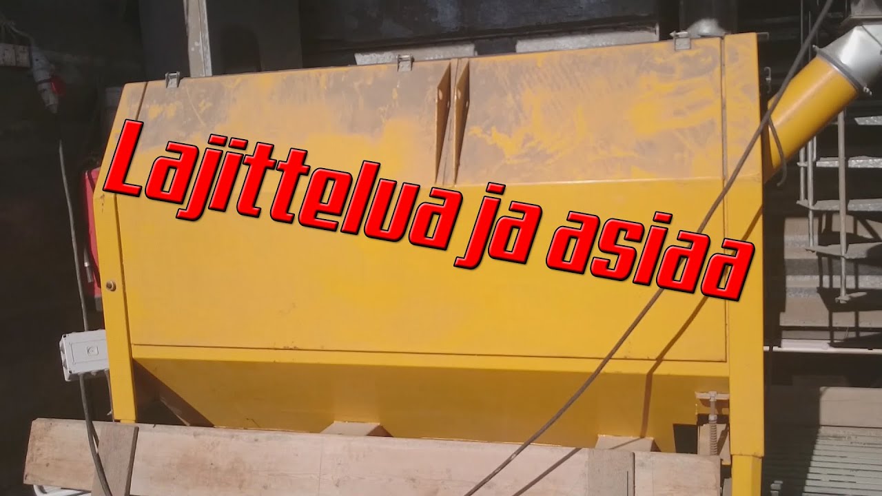 Viljan lajittelua (SAMI) ja maatalous asiaa - Muwex