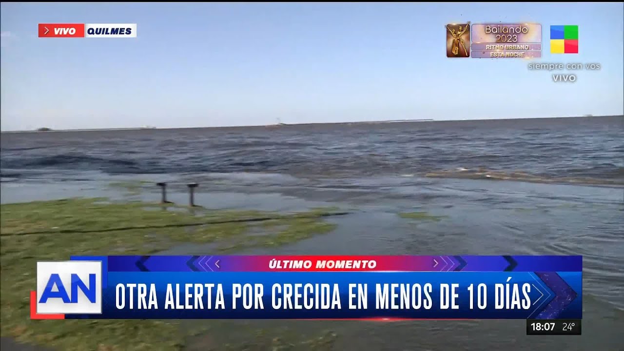 🔴 Alerta por crecida del Río de la Plata: podría crecer hasta tres metros