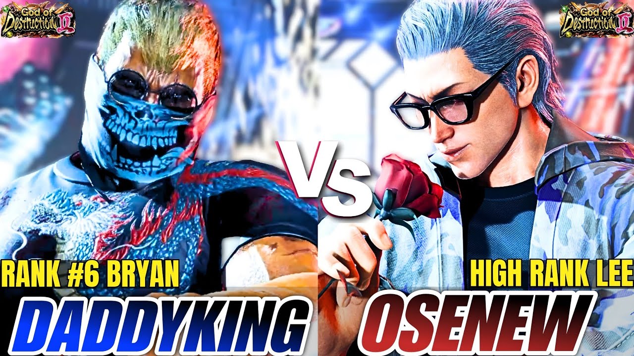 Tekken 8 - Daddyking (Bryan) vs Osenew (Lee) | High Level Ranked Matches