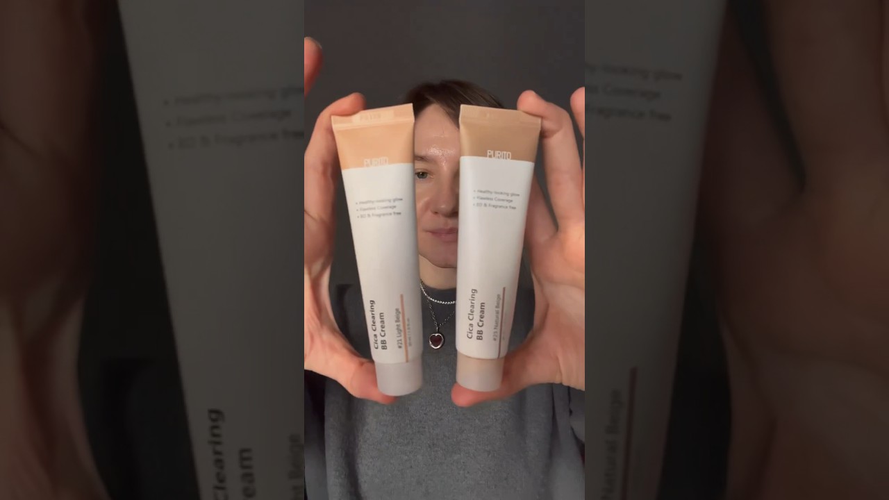 2 часть разбора ВВ-кремов от Purito 😇 #корейскаякосметика #skincare #уход #косметика