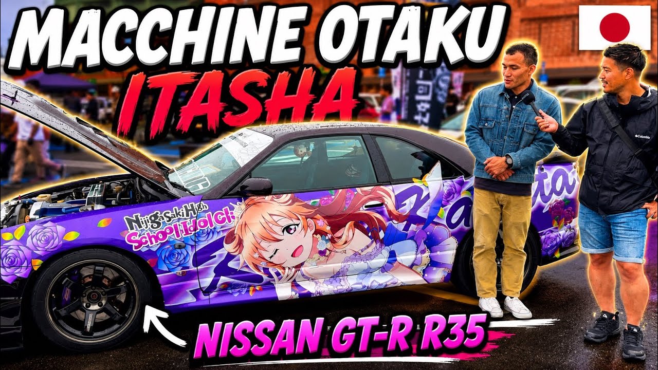 Cos'è Itasha ? Mondo Otaku ed evento di auto particolari giapponesi ad Osaka