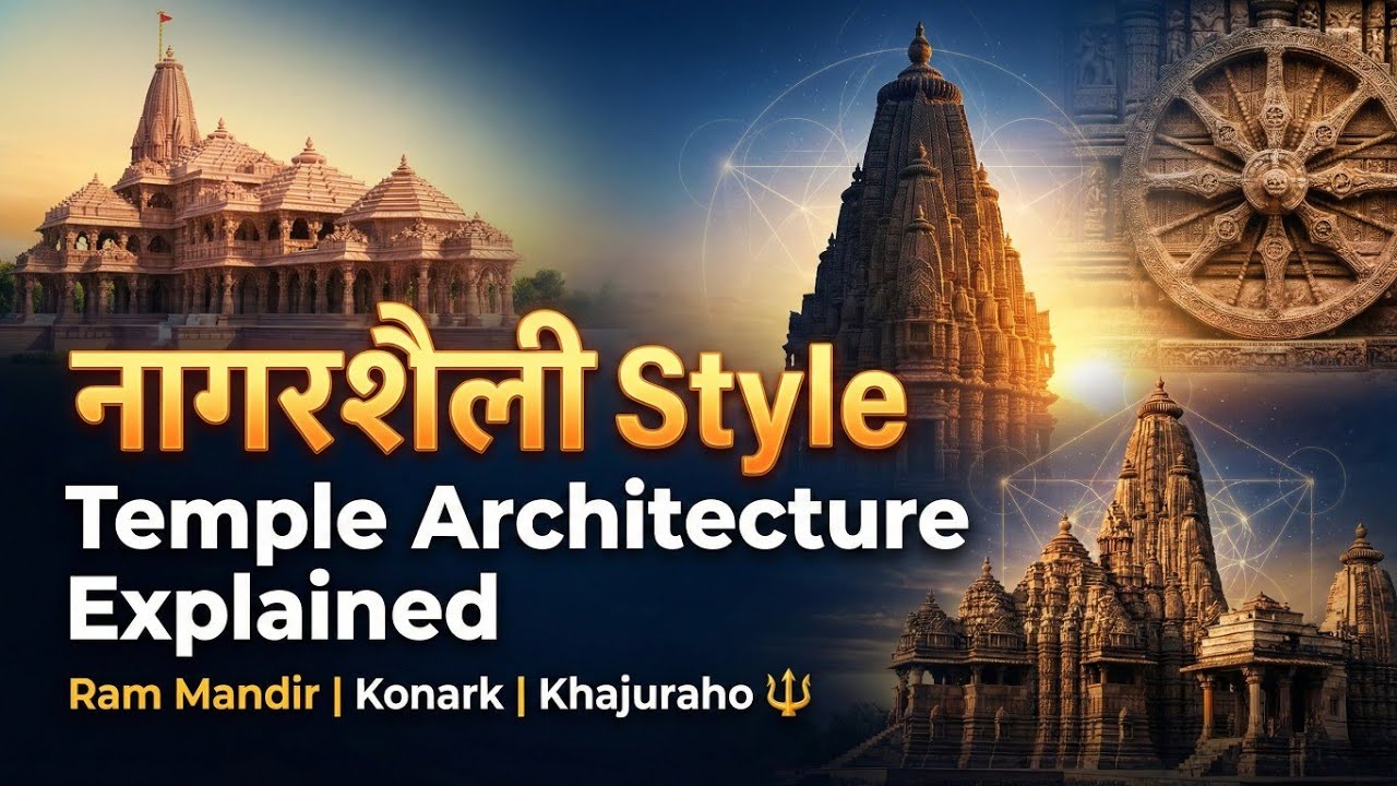 नागरशैली Style Temple Architecture Explained | Ram Mandir , Konark , Khajuraho 🔱 |  #culture 
