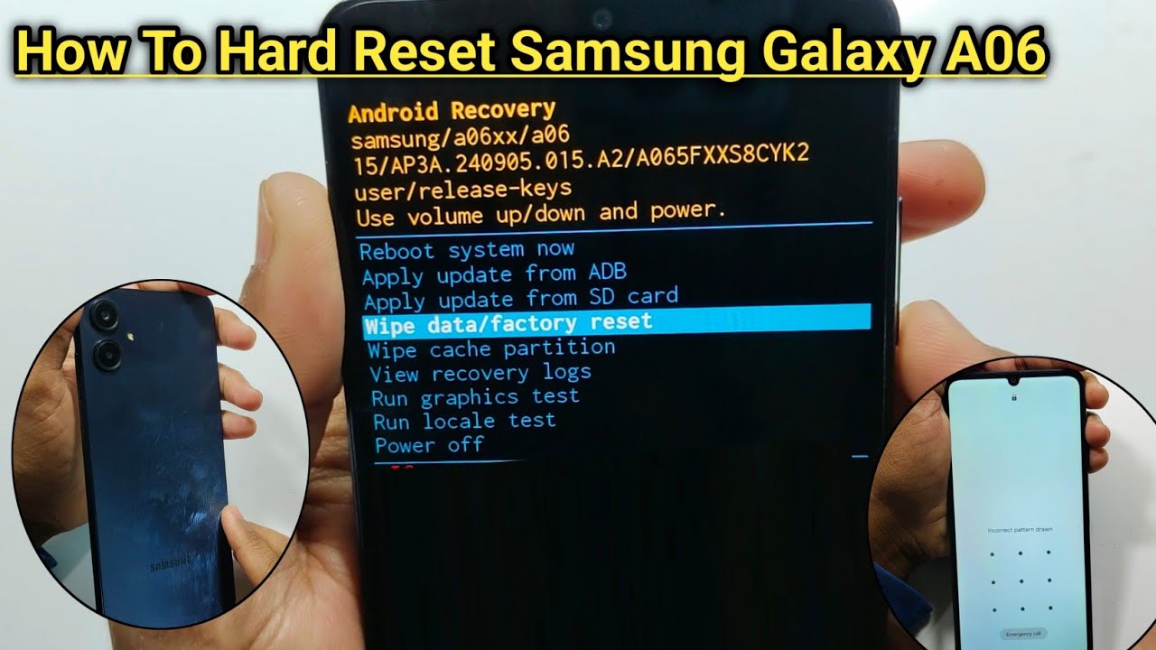 How To Hard Reset Samsung Galaxy A06 || Galaxy A06 Factory Reset 2026 Without PC