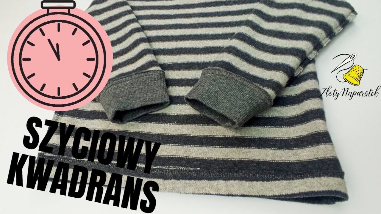 Wszywanie ściągacza do rękawa