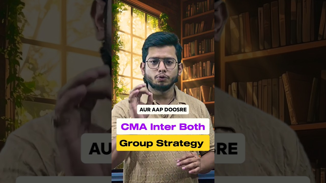 CMA Inter Both Group Study Plan - How to Study CMA Inter in 3 Months